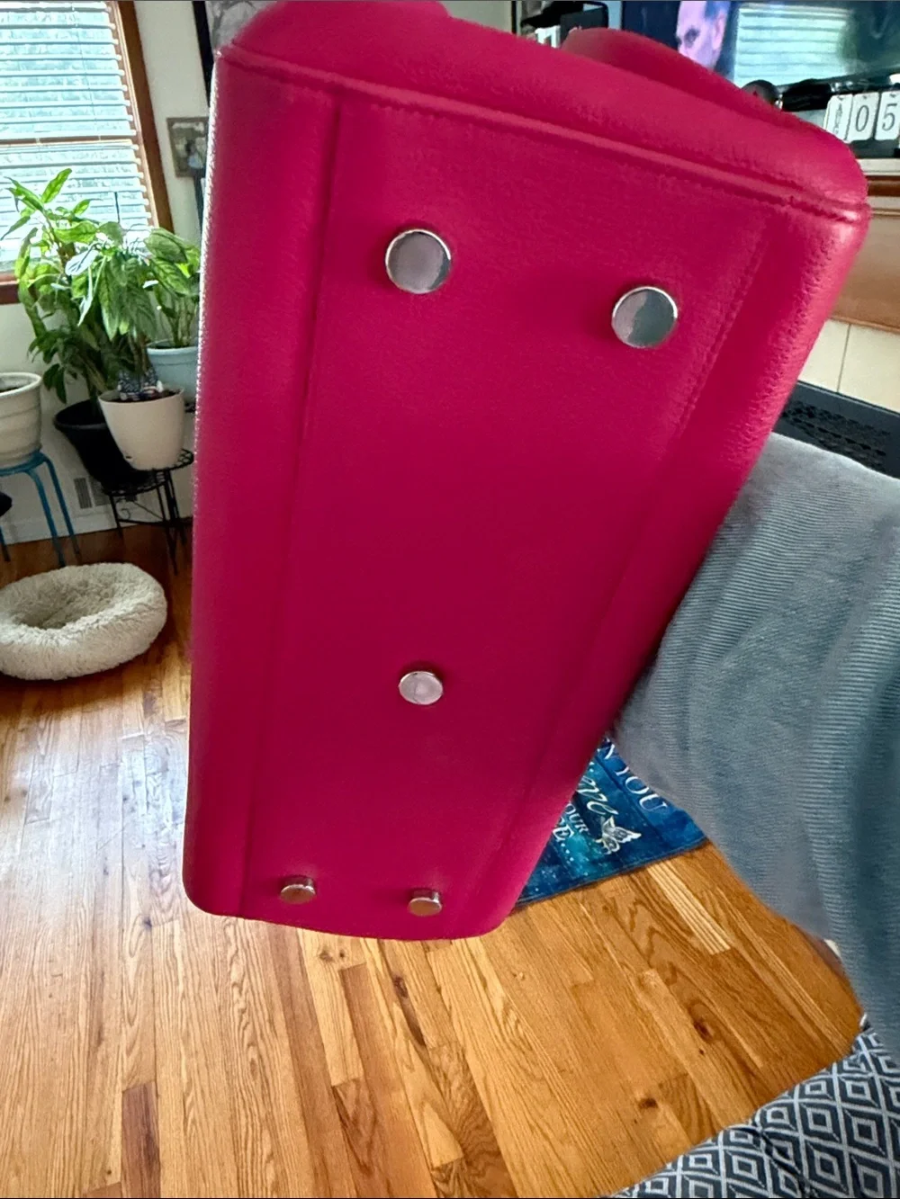Saint Laurent Fuchsia Leather Top-Handle Satchel